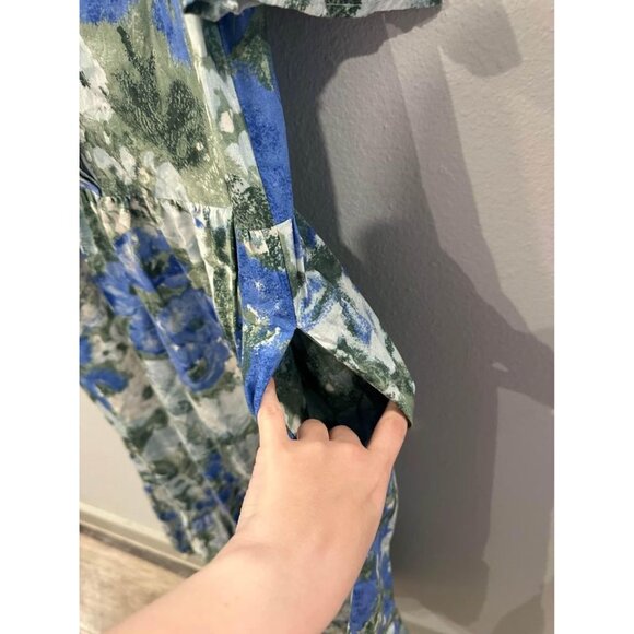 Tuckernuck Women’s Jardin De Fleurs Violetta Midi Dress Sz S - Picture 4 of 6